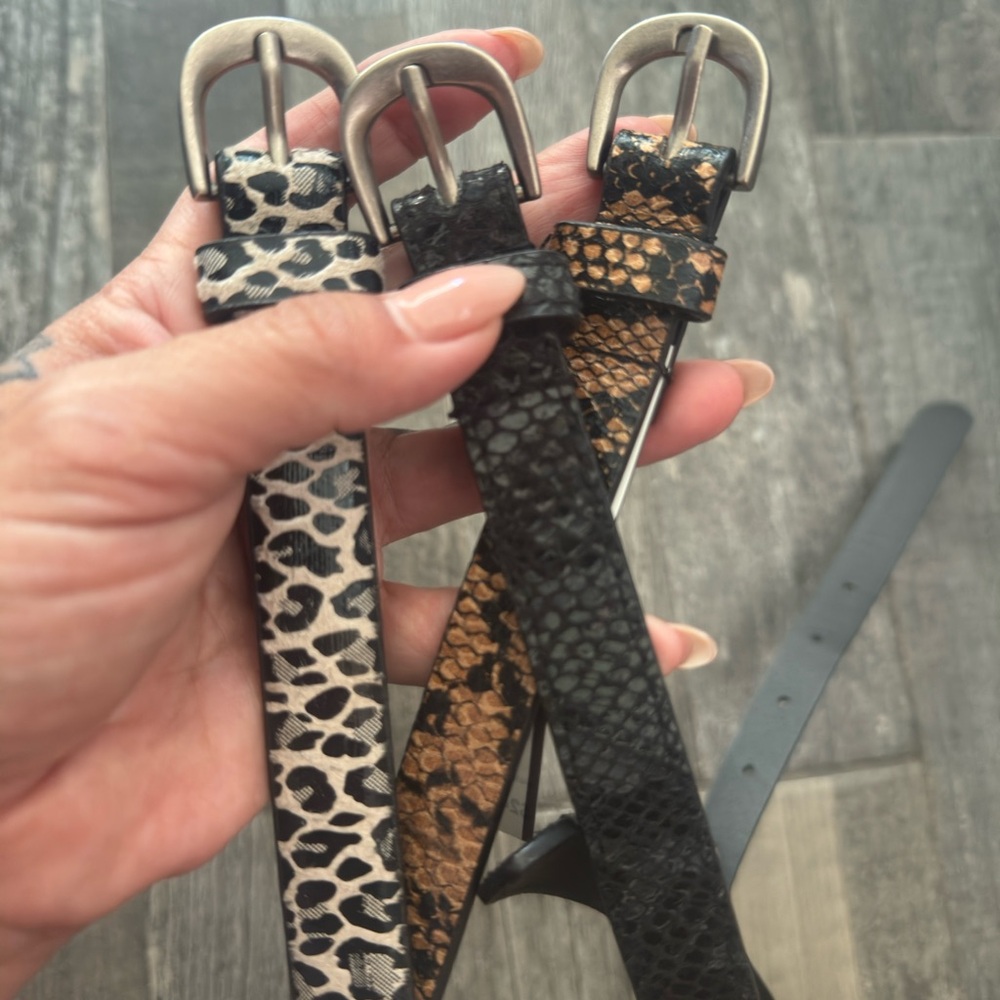 Set if 3 stylish belts NEW